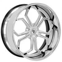 28" Snyper Forged Wheels Thorn Brushed Rims