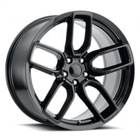 20" Dodge Widebody Wheels FR 74 Gloss Black OEM Replica Rims