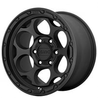 17" KMC Wheels KM541 Dirty Harry Textured Black Off-Road Rims 