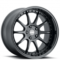 19" Staggered ESR Wheels CS12 Black JDM Style Rims