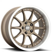 18" Staggered ESR Wheels CS12 Matte Bronze JDM Style Rims