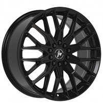 17" Impact Racing Wheels 501 Gloss Black Rims