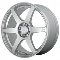 17" Motegi Racing Wheels MR143 CS6 Hyper Silver Rims