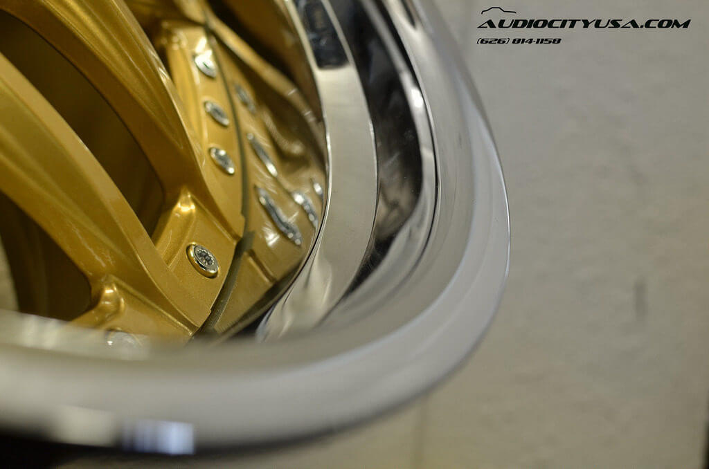 20" Rennen CSL 2 Gold face Chrome