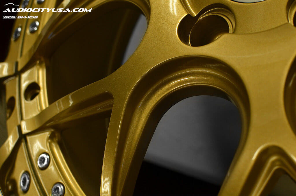 20" Rennen CSL 2 Gold face Chrome