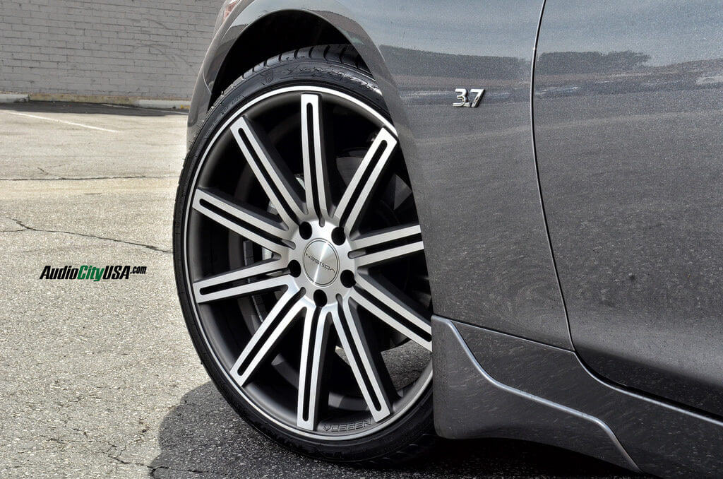 20x9 Vossen CV4 Matte graphite machine face