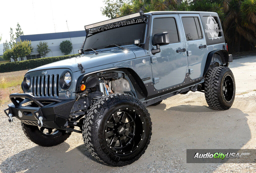 2015 Jeep Wrangler | 20x12 Moto Metal Wheels 962 | 6" Lift Kings Shocks