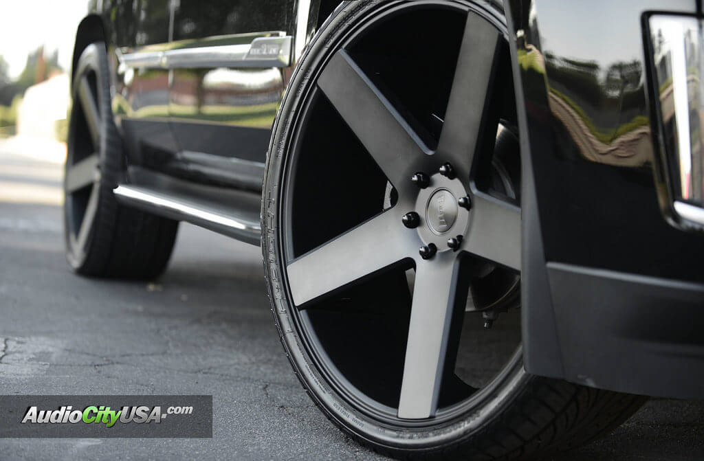 26 inch black dub ballers