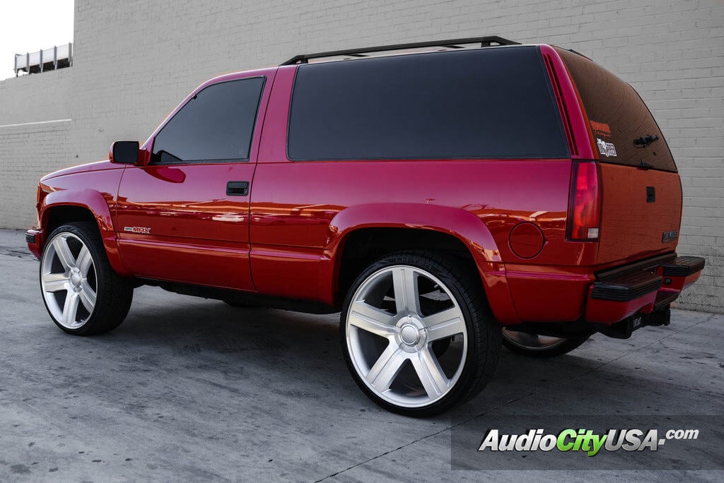 1999 Chevy Tahoe 26 Texas Edition Wheels Rims Silver