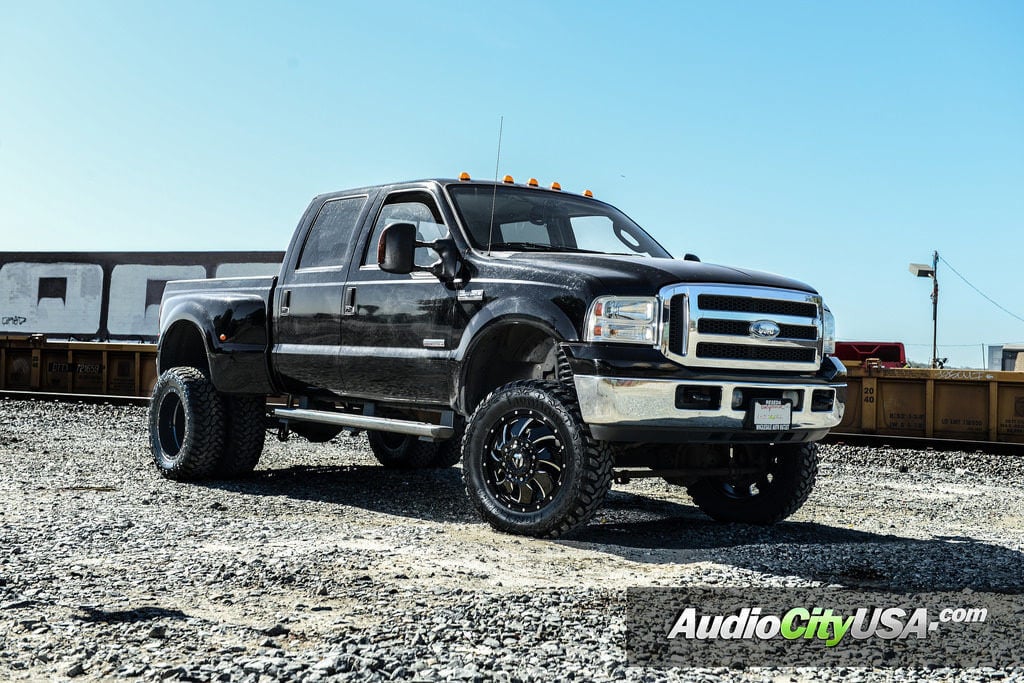 3_ford_f350_dually_20_fuel_wheels_cleaver_offroad_rims_audiocityusa