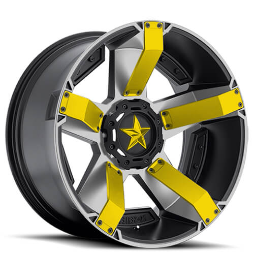 xd_wheels_xd811_rockstar2_black_machined_yellow_rims_audiocityusa