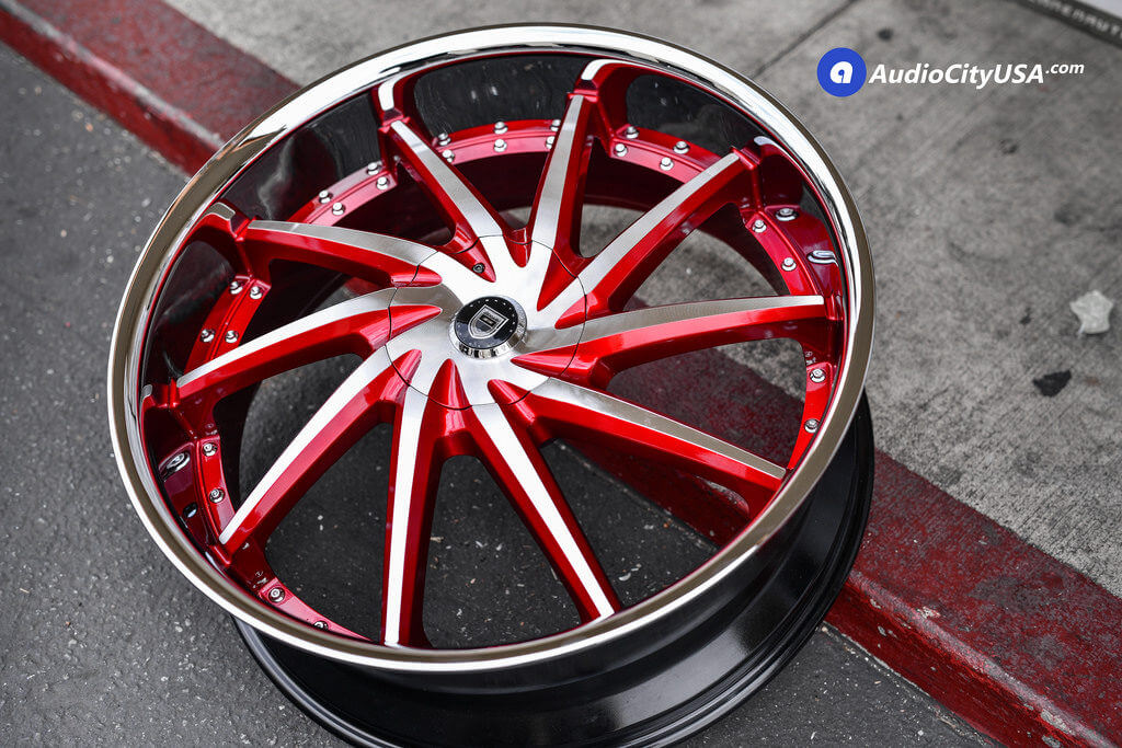 26 Quot Lexani Wheels Artemis Custom Painted Candy Apple Red