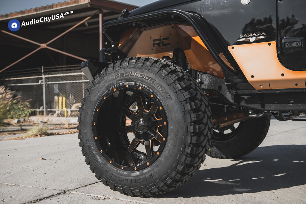 20 Fuel Wheels D538 Maverick Black With Custom Paint 6 Rough