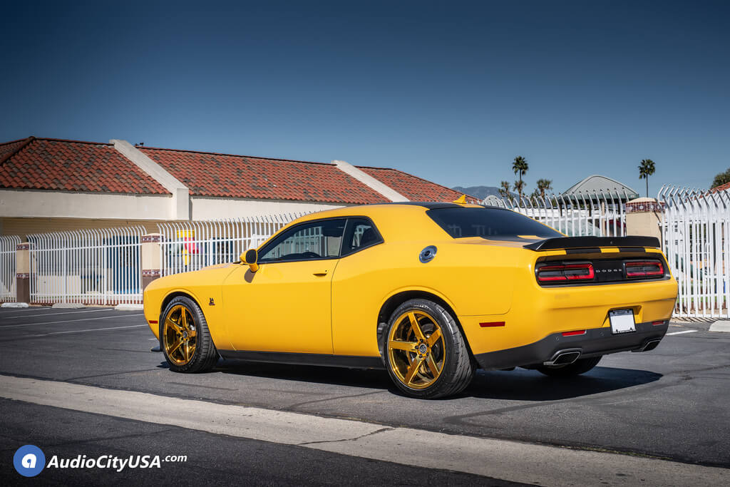 20 Quot Staggered Ac Wheels Ac607 Gold Platted Rims Goodyear