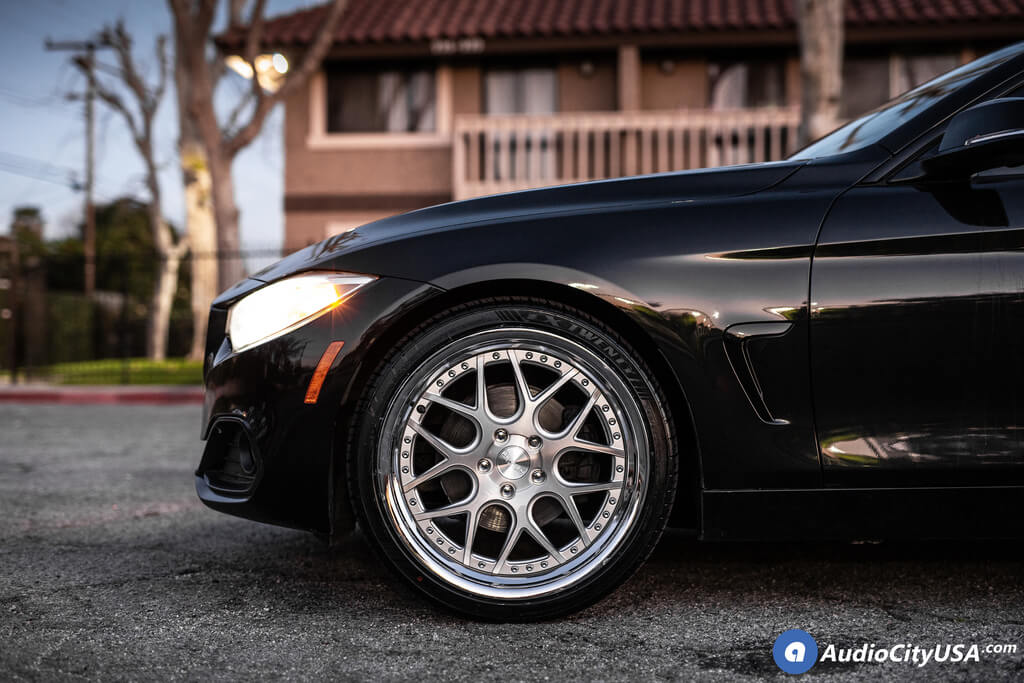 20" Staggered Rennen Wheels CSL 2 Silver with Chrome Step Lip Rims