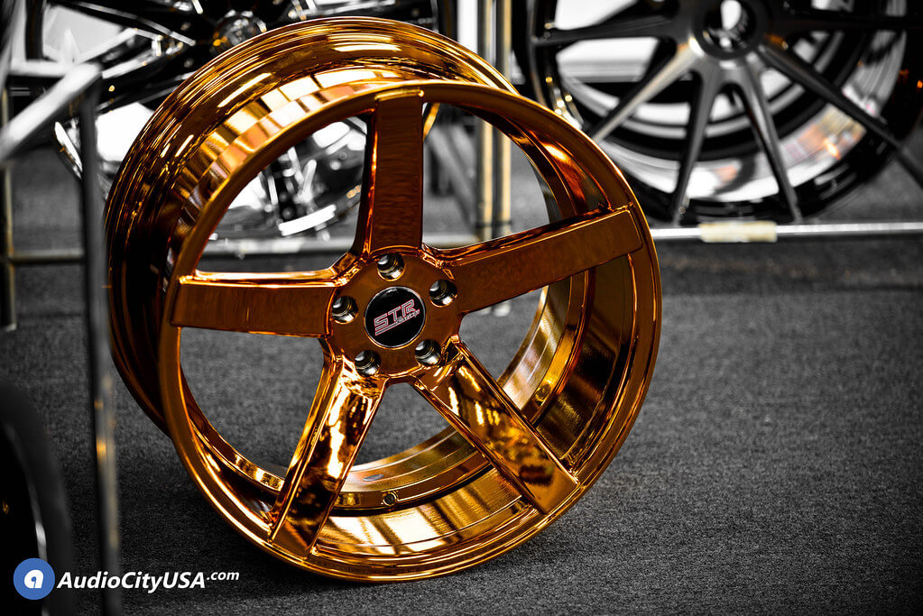 20" STR Wheels 607 Candy Copper Rims DEEP CONCAVE