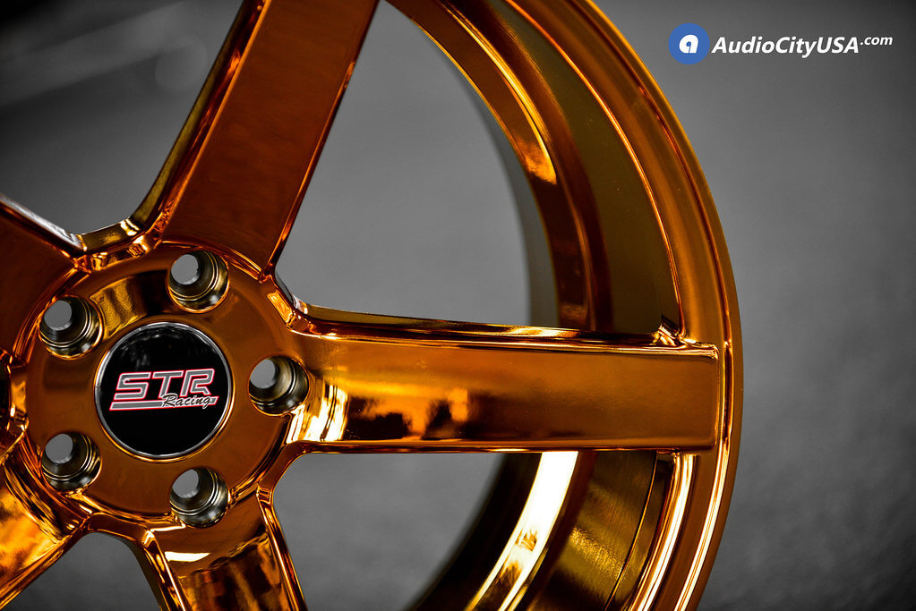 STR Wheels 607 Candy Copper Rims deep concave Audio City USA