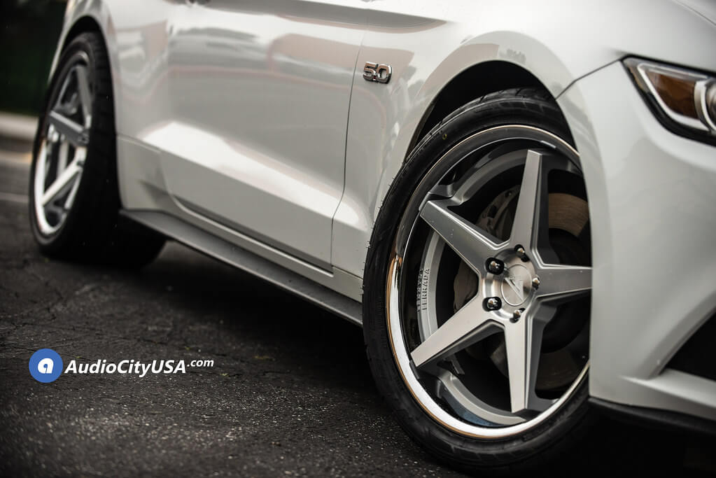 20" Staggered Ferrada Wheels FR3 Silver Machined Chrome Lip Rims