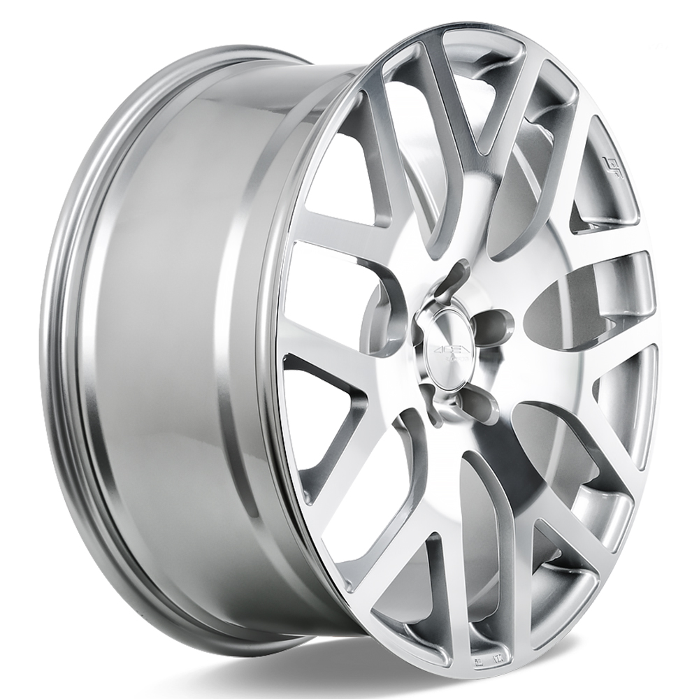 Ace Alloy Wheels V Aff Silver With Machined Face Flow Formed