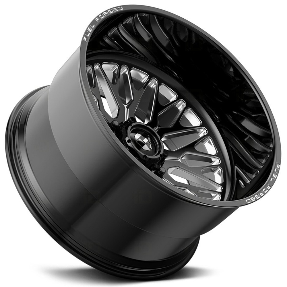 Fuel Wheels Ff Grin Gloss Black Milled Monoblock Forged Off Road