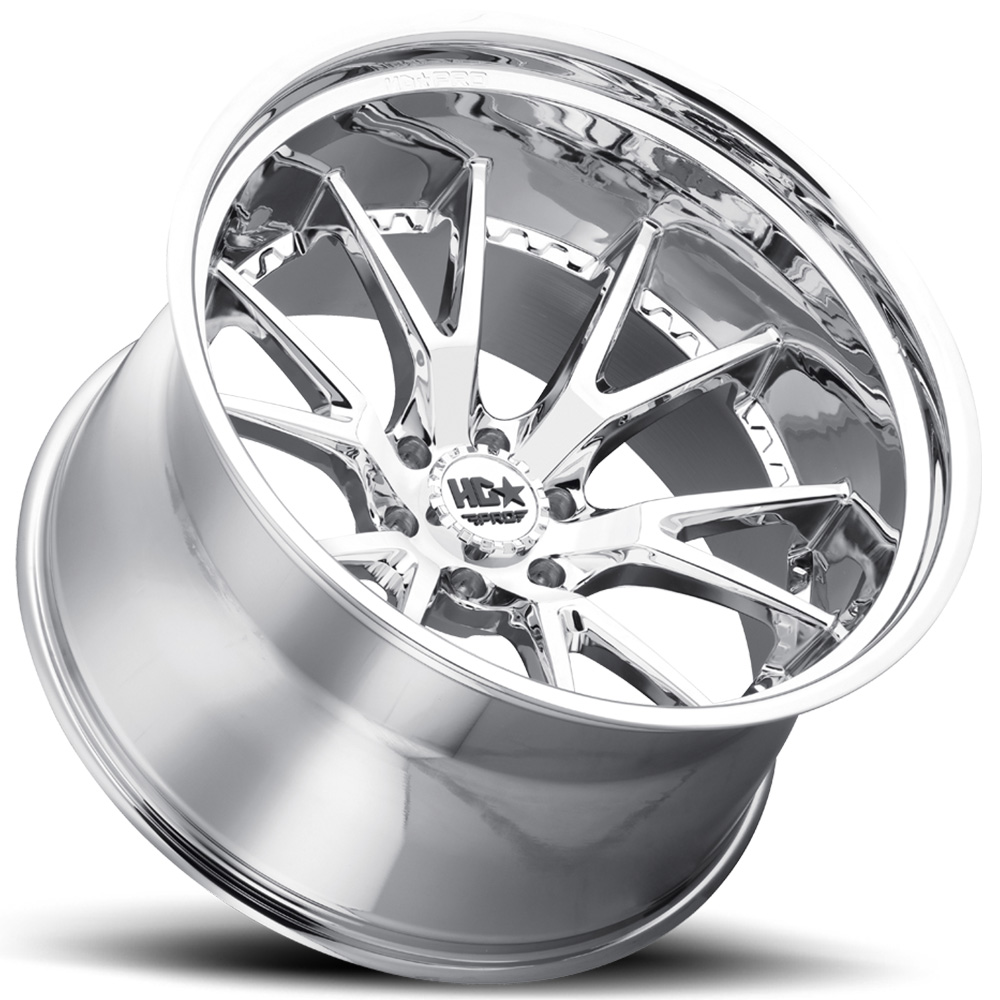 24 Luxxx HD Wheels LHD PRO1 Chrome Off Road Rims LUO126 3