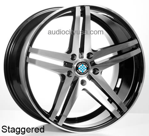 22 Inch staggered rims for bmw #2