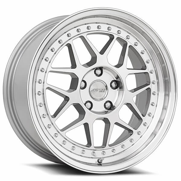 Staggered Mrr Wheels Gf Hyper Silver Machined Lip Rims Mrr