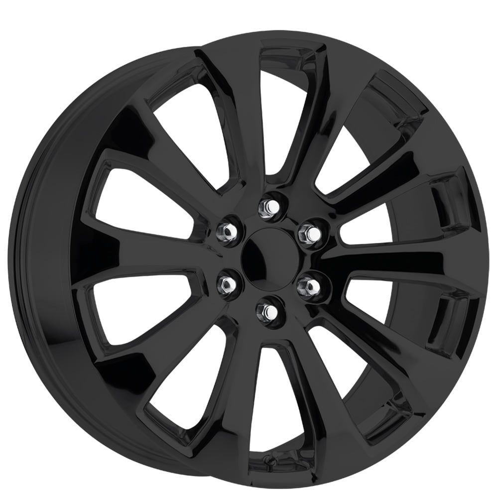 22 Performance Replicas Wheels PR204 Gloss Black Rims OEC249 1