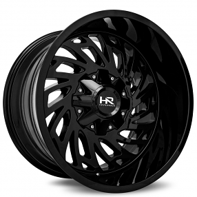 Hardrock Wheels H Devastator Gloss Black Off Road Rims Hdr