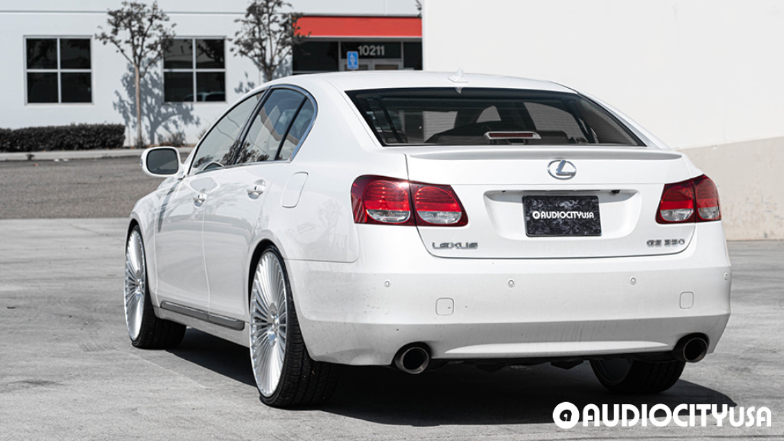 2008 Lexus GS Series on 22" Element Wheels EL40 Brushed Silver ...