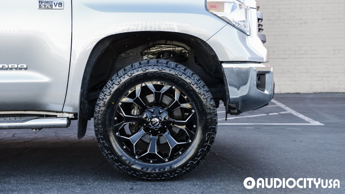 2016 Toyota Tundra on 20" Fuel Wheels D576 ASSAULT GLOSS BLACK MILLED