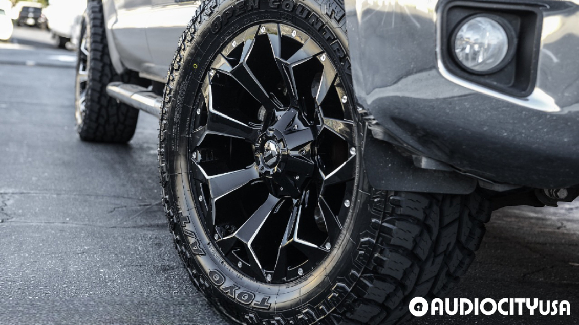 2016 Toyota Tundra on 20" Fuel Wheels D576 ASSAULT GLOSS BLACK MILLED