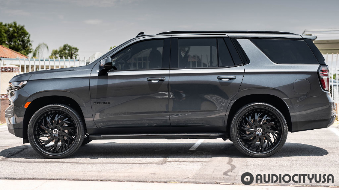 2021 Chevrolet Tahoe 4WD on 26" Artis Wheels Decatur Gloss Black