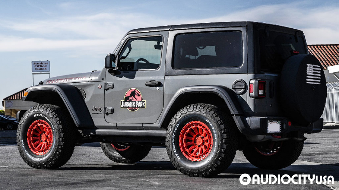 2019 Jeep Wrangler Black Rhino Raid 17 inch Wheels | Gallery | AudioCityUSA