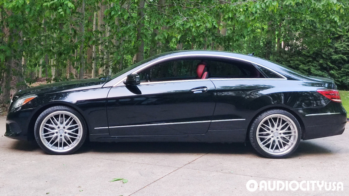 Mercedes Benz E Class On Mmr Wheels Gt Hyper Silver With Machined Lip Gallery