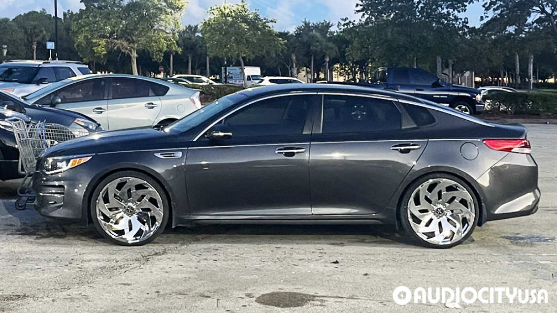 2018 KIA Optima on 22" Xcess Wheels X04 Chrome | Gallery | AudioCityUSA