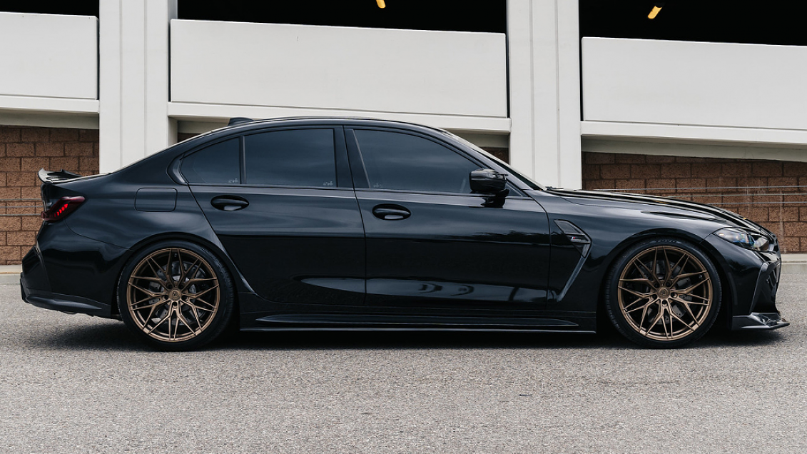 2022 Bmw M3 On 20 Rohana Wheels Rfx17 Gloss Bronze Gallery Audiocityusa 5132