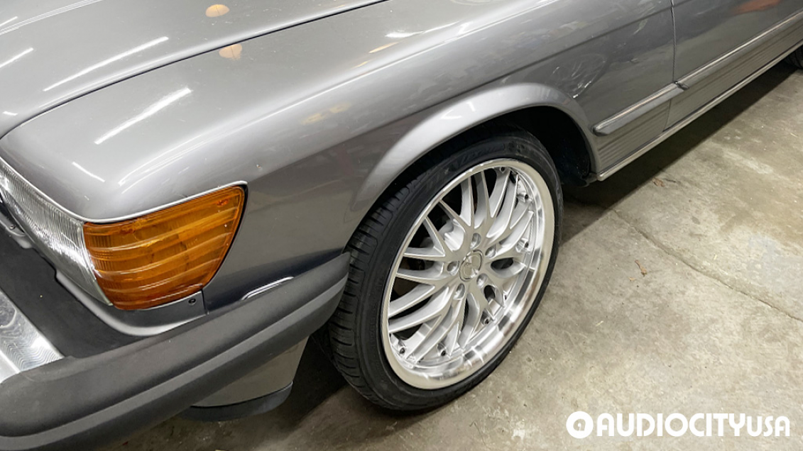 Mercedes Benz Sl Class On Mrr Wheels Gt Hyper Silver With Machined Lip Gallery