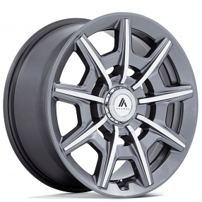 20" Asanti Wheels ABL-41 Esquire Gloss Anthracite with Bright Machined Rims