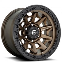 15" Fuel Wheels D696 Covert Bronze with Black Lip Off-Road Rims
