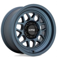17" KMC Wheels KM725 Terra Metallic Blue Off-Road Rims