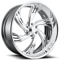 18" U.S. Mags Forged Wheels Outrage 6 US472 Polished Tuckin Series Rims
