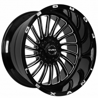 24" Lexani Off-Road Forged Wheels Uno Custom Gloss Black with Milled Window Rims