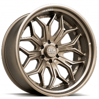 24" Luxxx HD Wheels LHD PRO5 Satin Bronze Off-Road Rims