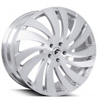 21" Forgiato Wheels Canale-M Silver Forged Rims