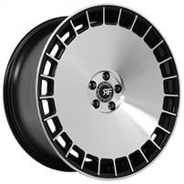 20" Road Force Wheels RF30 Gloss Black with Machined Face Rims