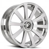 24" Staggered Forgiato Wheels Concavo-M Chrome Forged Rims