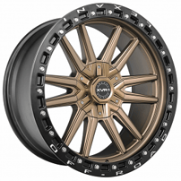 20" XVR-1 Off-Road Wheels Veneta Bronze with Black Ring Rims