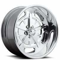 24" U.S. Mags Forged Wheels Bonneville US309 Polished Vintage Forged 2-Piece Rims