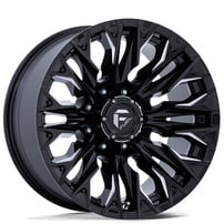 20" Fuel Wheels D803 Flame 8 Gloss Black Milled Off-Road Rims